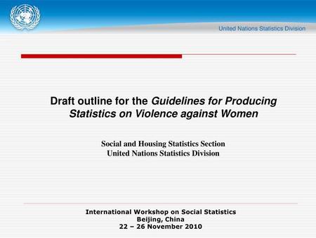 Social and Housing Statistics Section