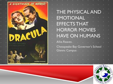 The Physical and Emotional Effects that Horror Movies have on Humans