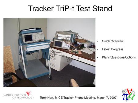 Tracker TriP-t Test Stand