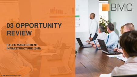 03 OPPORTUNITY REVIEW SALES MANAGEMENT INFRASTRUCTURE (SMI)