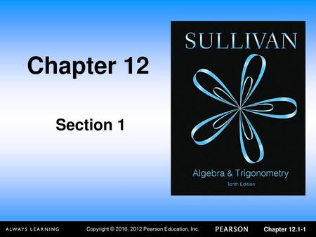 Chapter 12 Section 1.