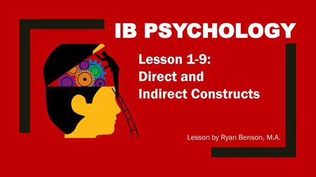 Lesson by Ryan Benson, M.A.