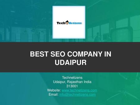 BEST SEO COMPANY IN UDAIPUR