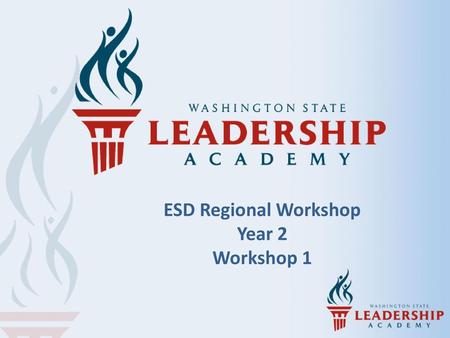 ESD Regional Workshop Year 2 Workshop 1