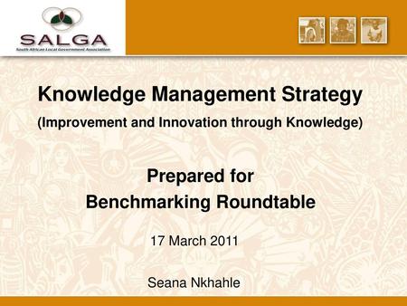 Prepared for Benchmarking Roundtable