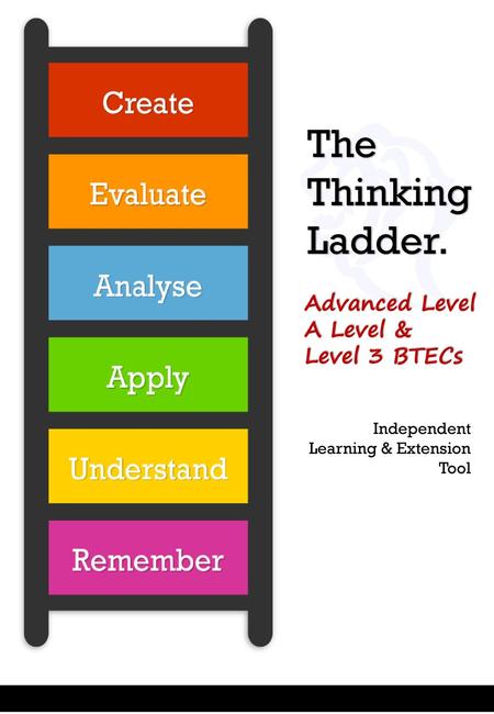 The Thinking Ladder. Advanced Level A Level & Level 3 BTECs