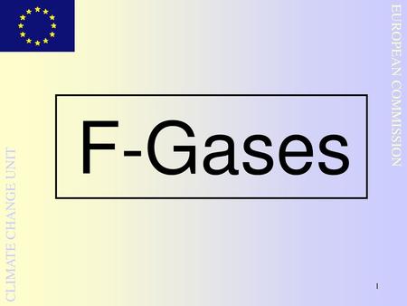 F-Gases.