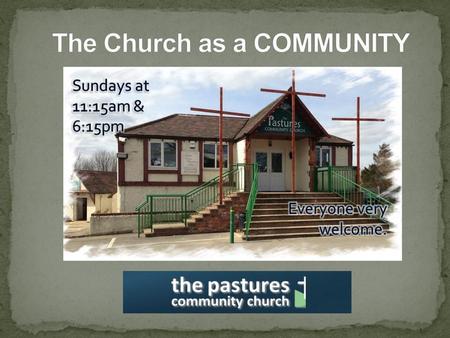 The Church as a COMMUNITY