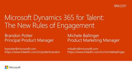Microsoft Dynamics 365 for Talent: The New Rules of Engagement