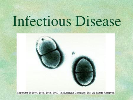 Infectious Disease.