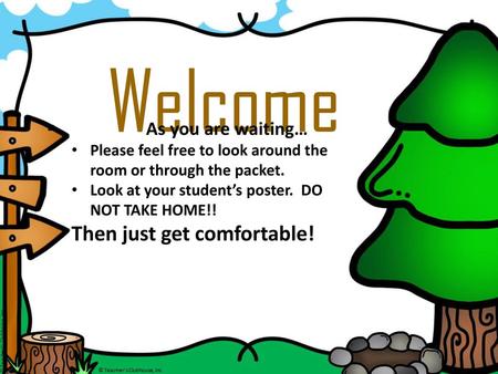 Welcome Then just get comfortable! As you are waiting…