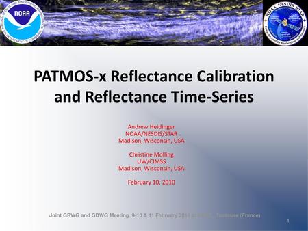 PATMOS-x Reflectance Calibration and Reflectance Time-Series