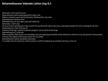 Betamethasone Valerate Lotion Usp 0.1