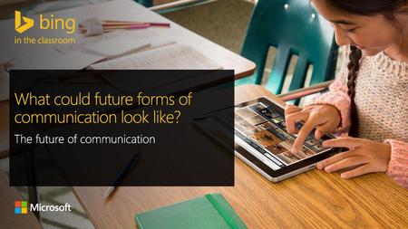 What could future forms of communication look like?