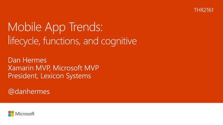 Mobile App Trends: lifecycle, functions, and cognitive