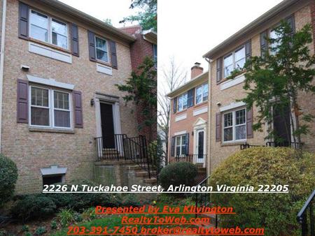 2226 N Tuckahoe Street, Arlington Virginia