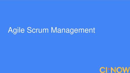 Agile Scrum Management