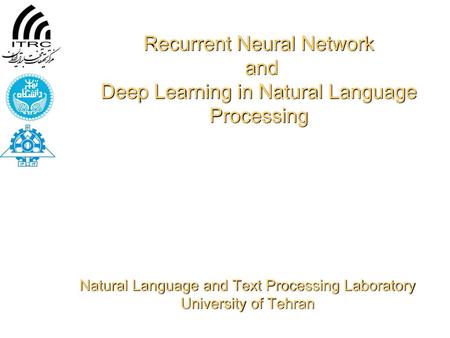 Natural Language and Text Processing Laboratory