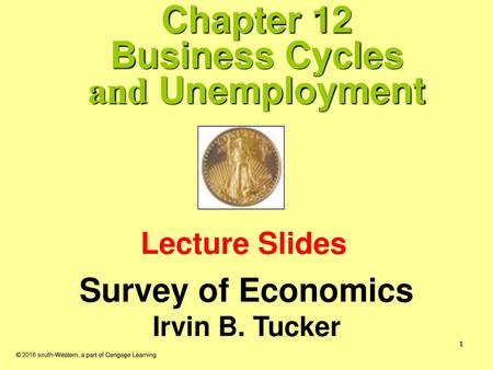 Chapter 12 Business Cycles and Unemployment