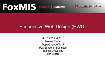 Responsive Web Design (RWD)