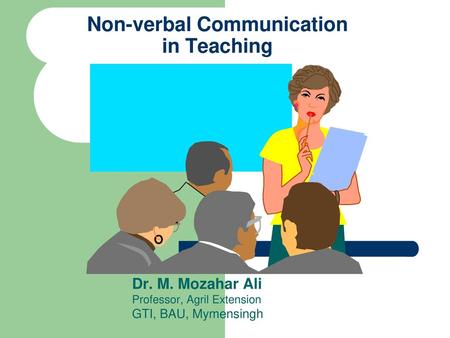 Non-verbal Communication in Teaching