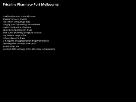 Priceline Pharmacy Port Melbourne