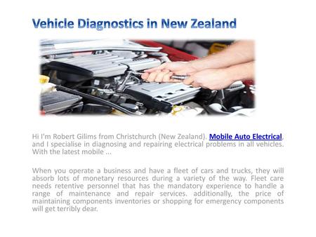 Vehicle Diagnostics in New Zealand