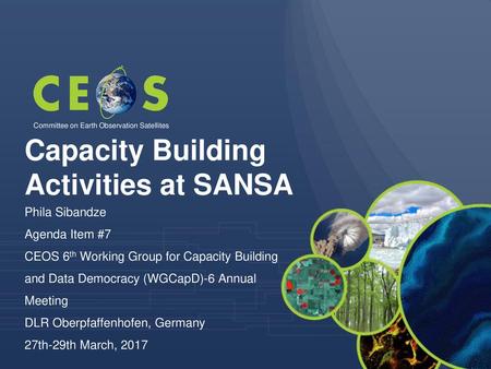 Capacity Building Activities at SANSA