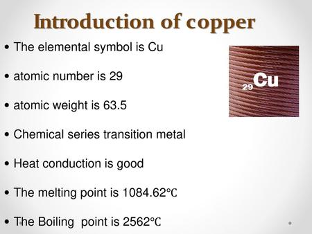 Metal Properties: Introduction
