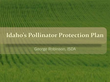 Idaho’s Pollinator Protection Plan