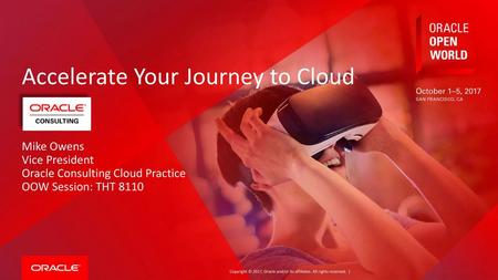 Accelerate Your Journey to Cloud