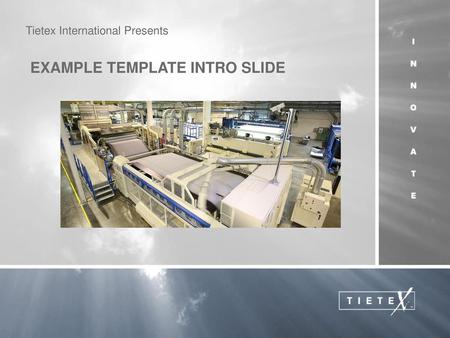 EXAMPLE TEMPLATE INTRO SLIDE