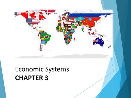 Economic Systems CHAPTER 3
