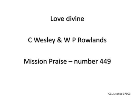 Mission Praise – number 449