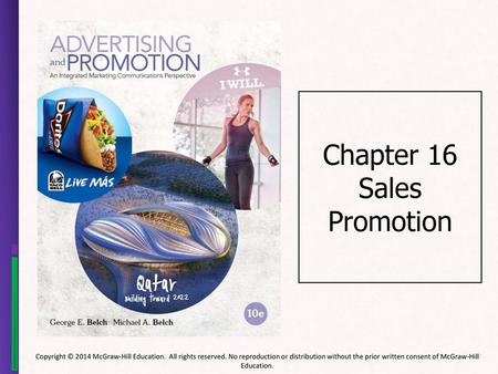 Chapter 16 Sales Promotion