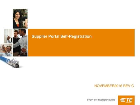 Supplier Portal Self-Registration