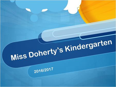 Miss Doherty’s Kindergarten