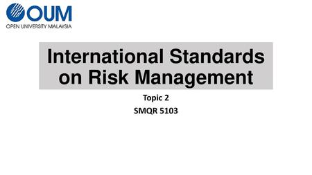 International Standards on Risk Management