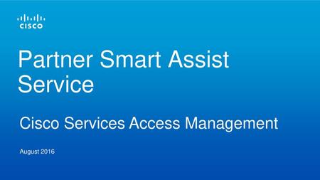 Partner Smart Assist Service