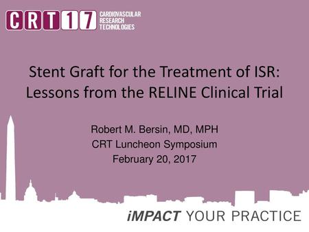 Stent Graft for the Treatment of ISR: