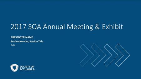 2017 SOA Annual Meeting & Exhibit
