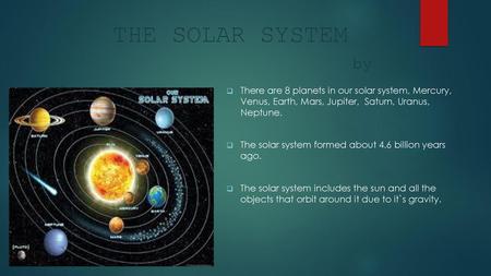 THE SOLAR SYSTEM by Hunter