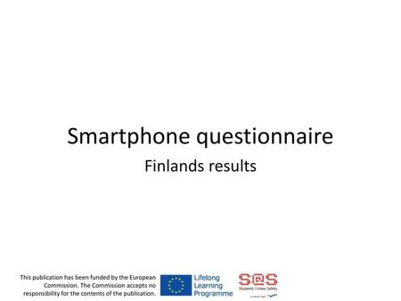 Smartphone questionnaire