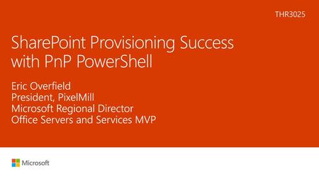 SharePoint Provisioning Success with PnP PowerShell