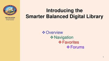 Introducing the Smarter Balanced Digital Library