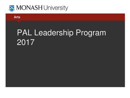 PAL Leadership Program 2017