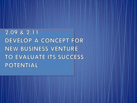 Entrepreneurship Basic Structure