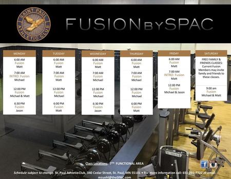 Class Locations: 7TH FUNCTIONAL AREA