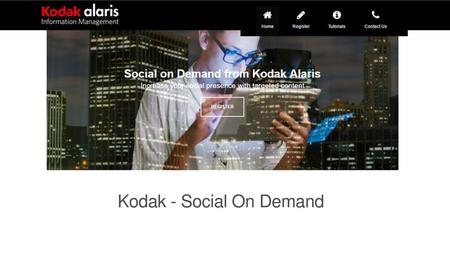 Kodak - Social On Demand