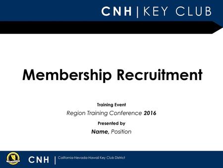 Membership Recruitment
